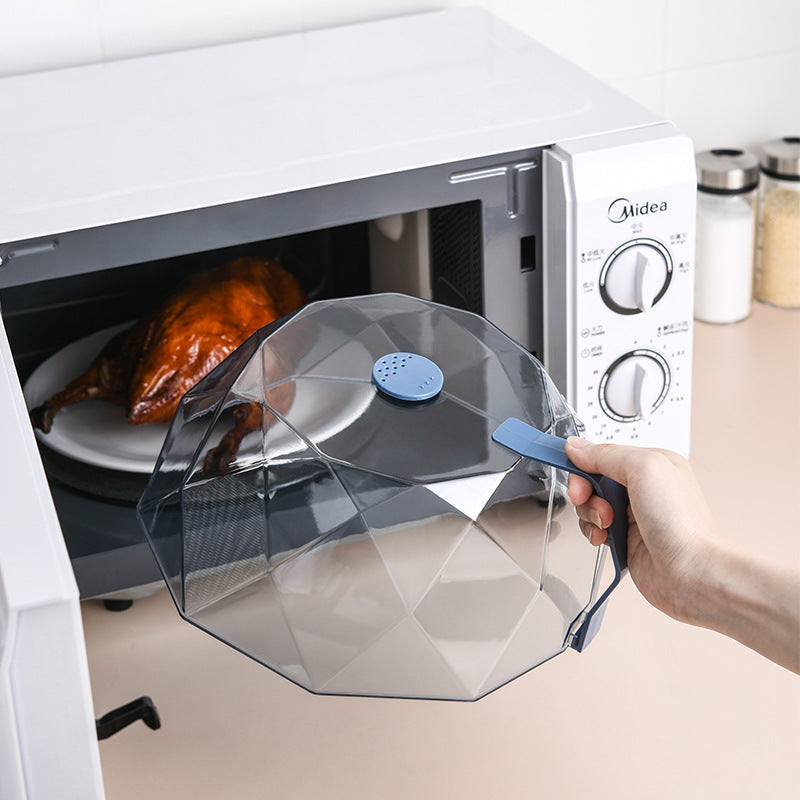 Geometric Plastic Microwave Oven Heating Lid