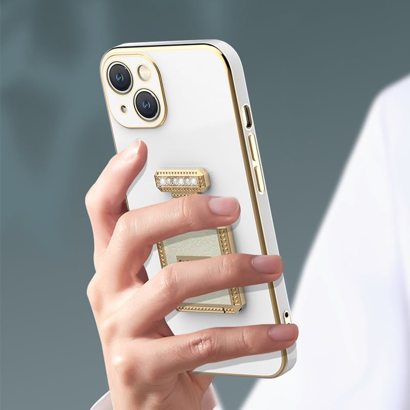 Electroplated Perfume Bottle Holder Case
