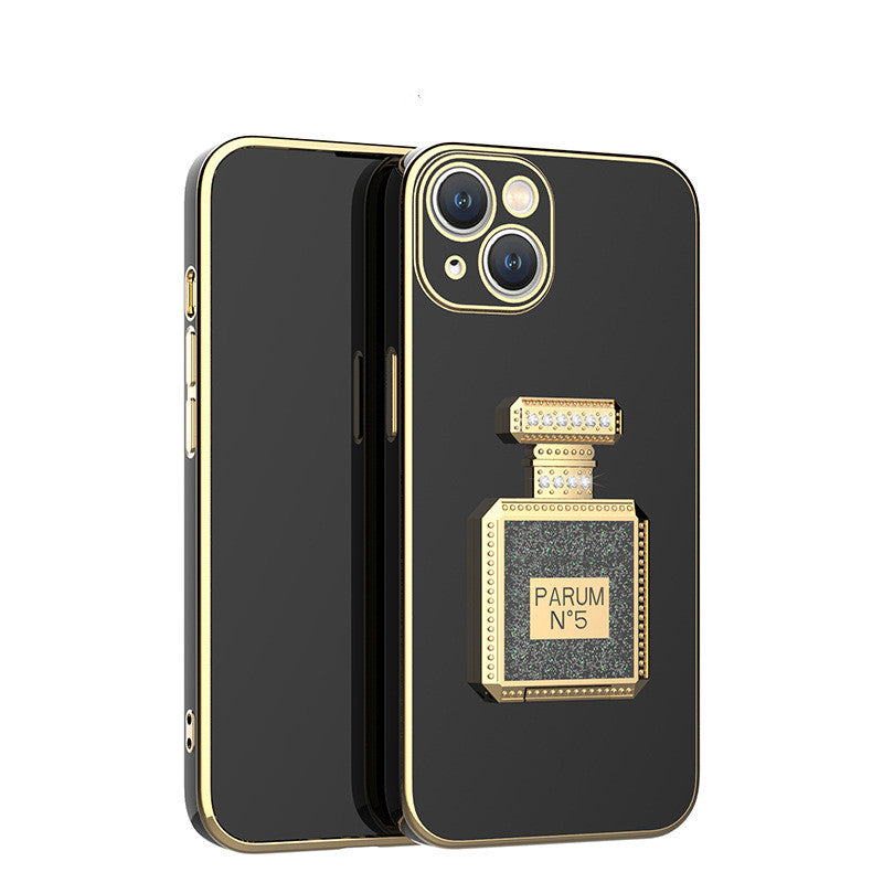Electroplated Perfume Bottle Holder Case