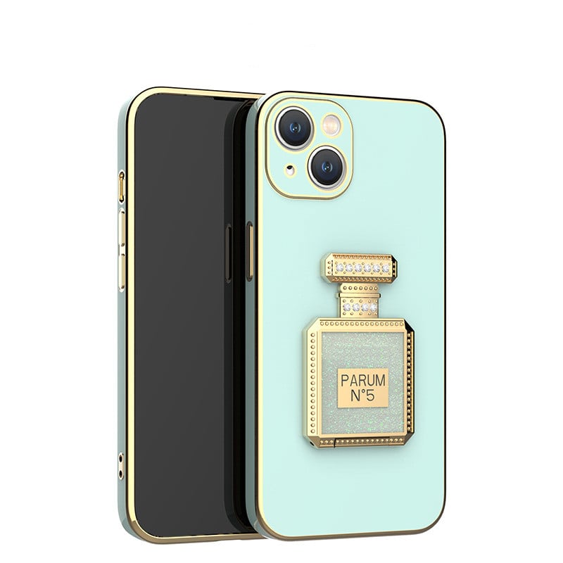 Electroplated Perfume Bottle Holder Case