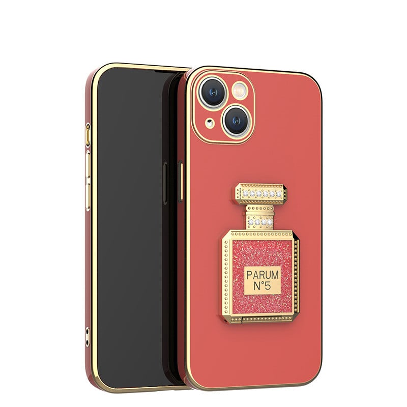Electroplated Perfume Bottle Holder Case