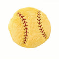 OPHRBU Baseball Sports Pillow Fluffy Soft Throw Pillow Toy ，14" Durable Sport Basketball Plush ToysPlush Pillow Toys Gift for Kids Boy Girls Children Room Decoration(Yellow)