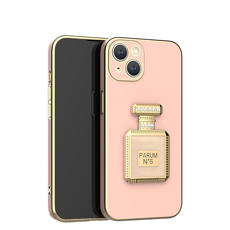 Electroplated Perfume Bottle Holder Case