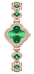 KINGNUOS Watch Fashion Lovely Bracelet Watch Quartz Wrist Watches Dress Watch (02 Green)