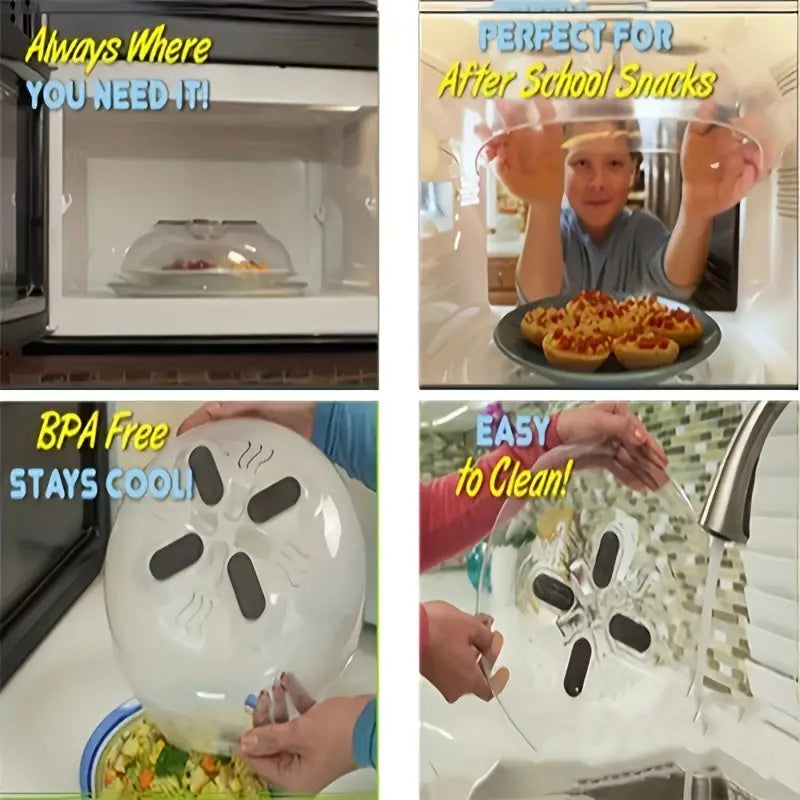 Microwave Oven Splash-proof Multi-function Food Cover
