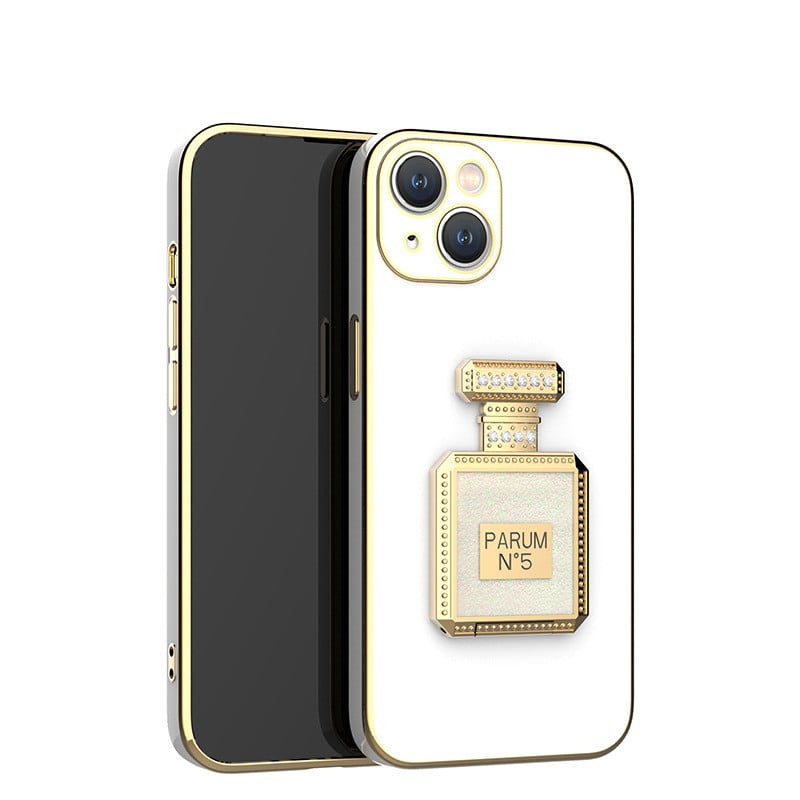 Electroplated Perfume Bottle Holder Case